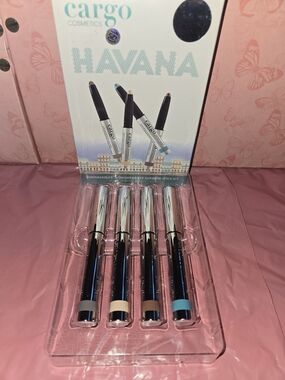 Cargo Havana Eye Shadow Stick Kit - Blue, Tan, Brown, Black